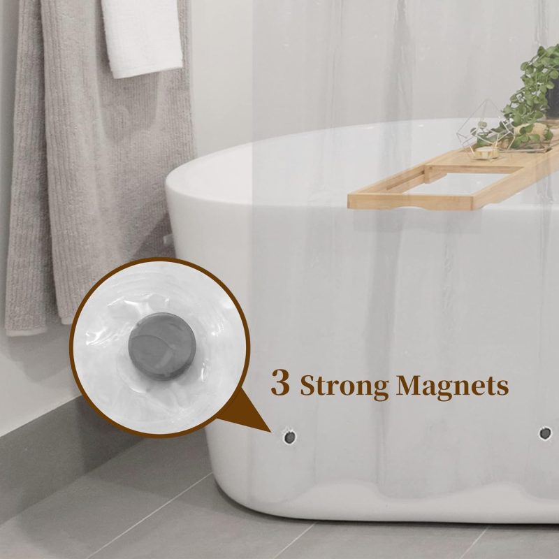 Transform Your Bathroom with Our Premium Clear Shower Liner! - Image 8