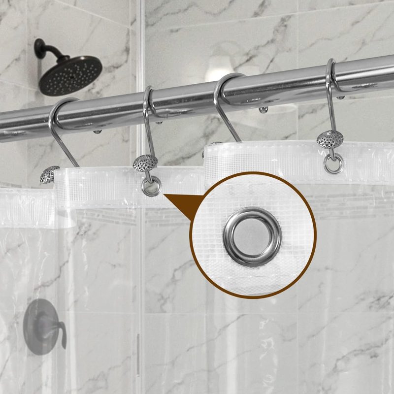 Transform Your Bathroom with Our Premium Clear Shower Liner! - Image 6