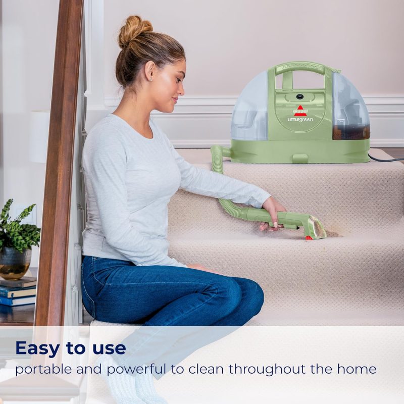 Unleash Clean Power: BISSELL Little Green Portable Carpet Cleaner - Image 5