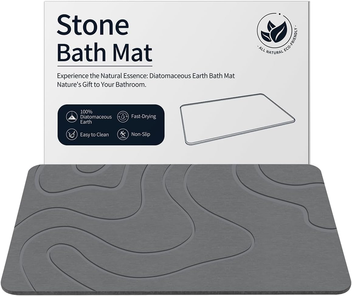 Stone Bath Mat: Ultimate Quick-Drying Comfort For Your Bathroom