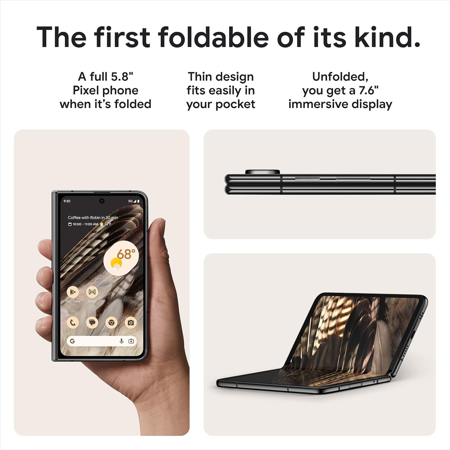 Unlock The Power Of The Google Pixel Fold – 256Gb, 5G & More!