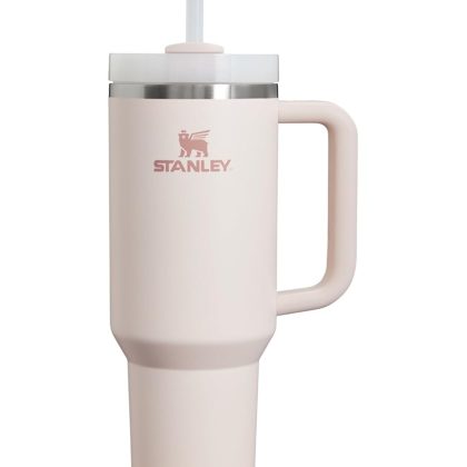 Elevate Hydration: Stanley Quencher 40oz Rose Quartz Tumbler